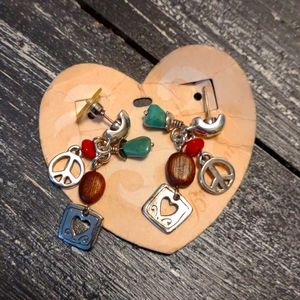 Brighton peace earrings